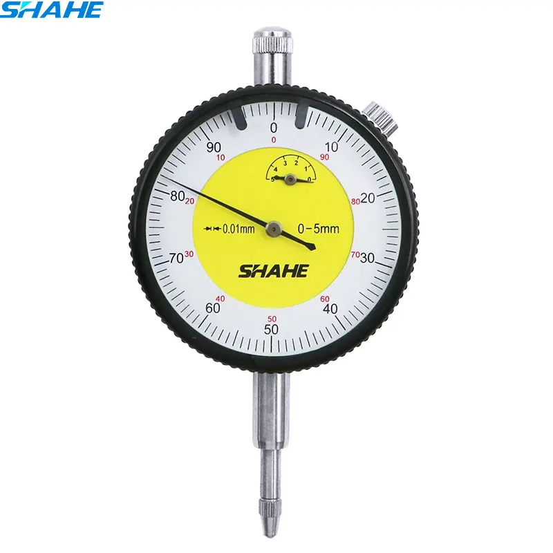 

SHAHE 0-5 mm Metric Dial Indicator Dial Gauge 0.01 mm dial indicator 0-5 mm
