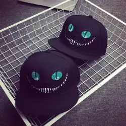 2015 Алиса в стране чудес Чеширский кот Snapback шляпы Багз Банни Сильвестр Крышка для Для мужчин Для женщин на кнопках сзади Бейсбол cap