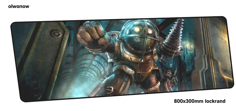 Bioshock коврик для мыши 80x30 см великолепный игровой коврик для мыши большой геймерский коврик красочный игровой компьютерный стол padmouse клавиатура большие игровые коврики - Цвет: design 9