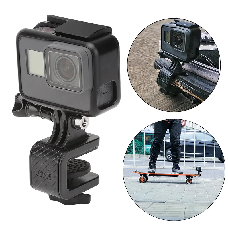 180 Degree Rotatable Multifuctional Skateboard Mount holder Stand Clip