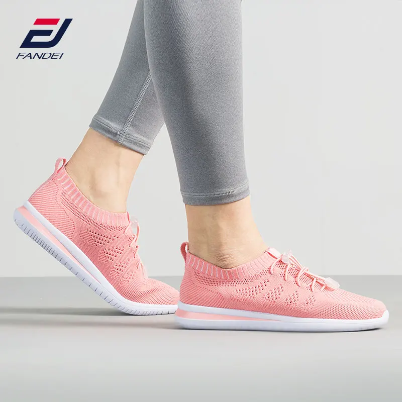 FANDEI Running Shoes for Women Outdoor Walking Jogging Shoes Socks