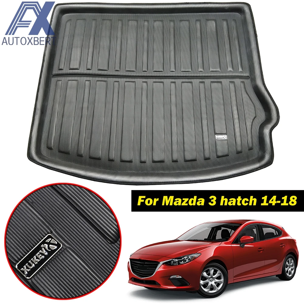 Подкладка для багажника Mazda 3 M3 Axela BM хэтчбек коврик груза подкладка протектор