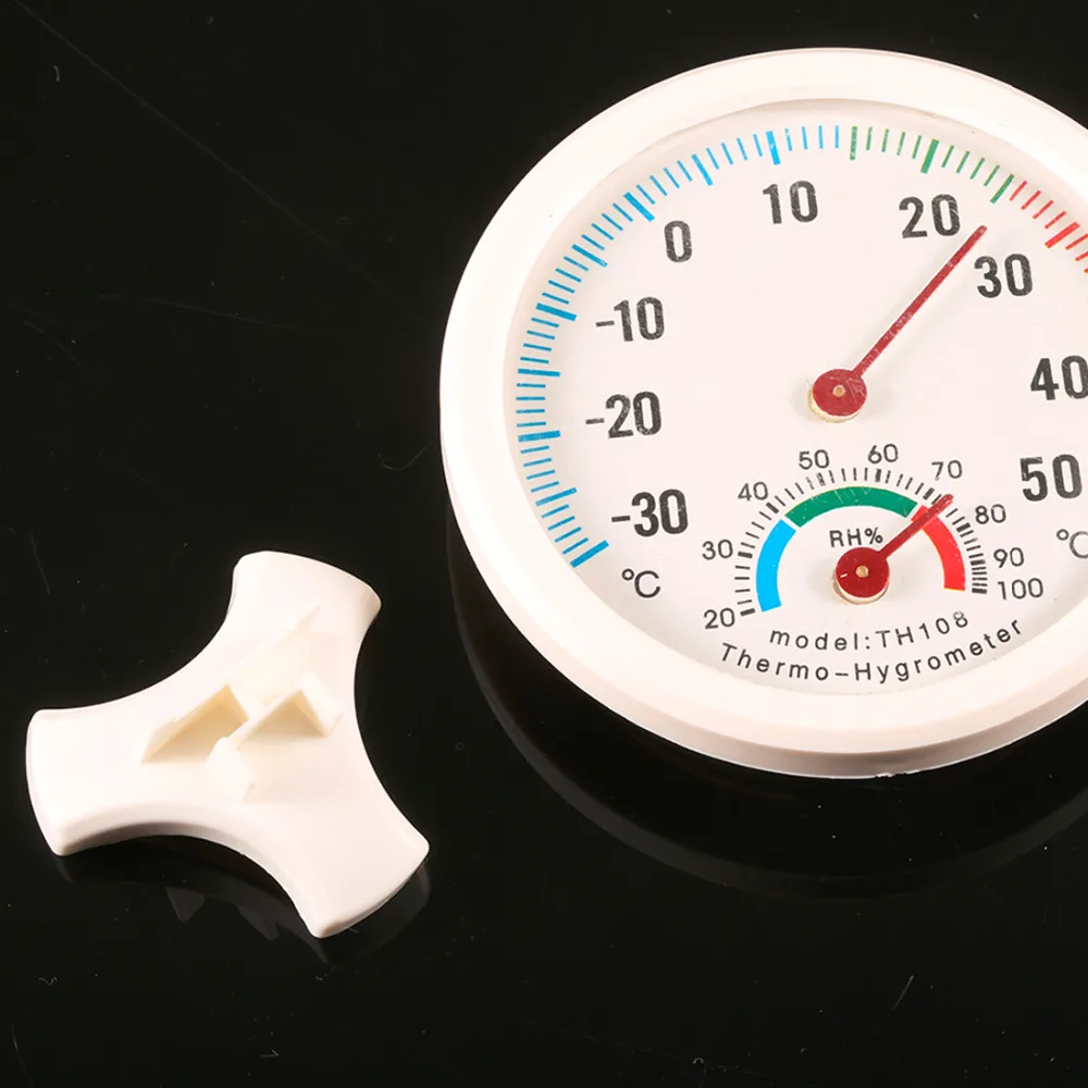 Термометр для измерения влажности, настольный измеритель, круглые часы, крытый, открытый, гигрометр, влажность, мини-стенд, измерители температуры, датчик
