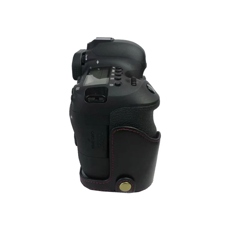 Из искусственной кожи Камера сумка-чехол для Canon EOS 6DII 6D Mark II 6D2 6 DMII половина тела с нижней Батарея открытие