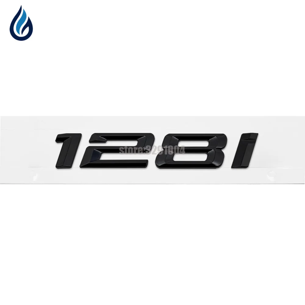 125i 128i 130i 135i на заднее отделение кузова крышка багажника буквы знак эмблема логотип для хэтчбеков BMW серий 1 E87 E81 E82 E87 E88 F20 F21 стайлинга автомобилей
