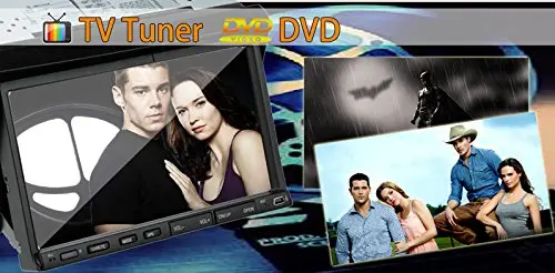 Excellent HD Double 2 Din 7" Car PC Digital Touch Screen In Dash Car Radio Stereo DVD Player Radio TV iPod Steering wheel SD+USB+Mic+AUX+B 4