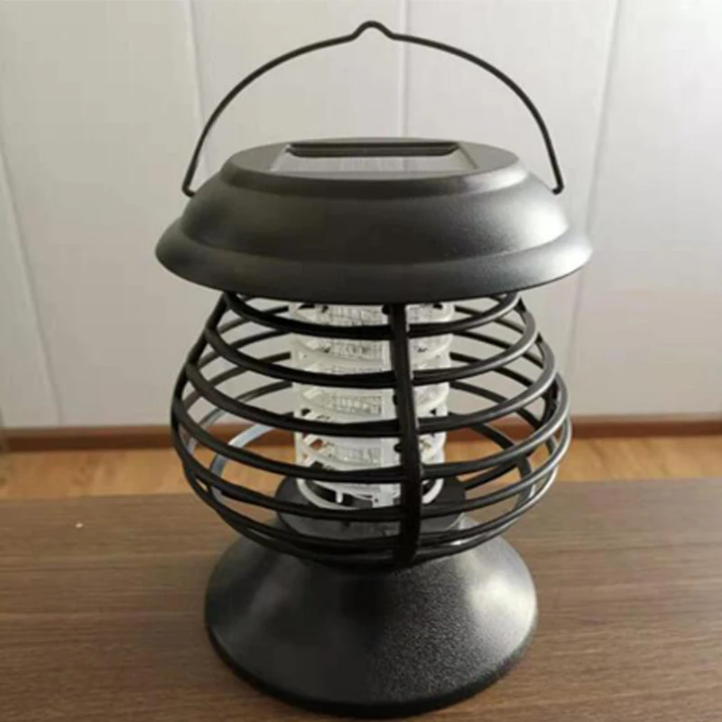 Outdoor LED Solar Powered Portable mosquito killer lamp Insect UV Bug Killing Pest Lamp Garden Landscape Wall Light (1)
