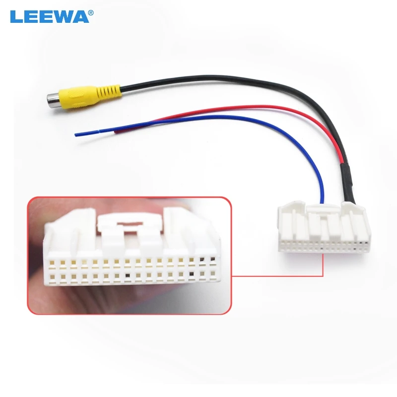 Leewa 10x 32 Pins Parking Reverse Rear Camera Video Plug Converter Cable Adapter For Nissan Qashqai Teana X Trail Car Head Unit Reverse Camera Video Cable Rear Camera Cablerear Camera Adapters Aliexpress