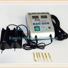 Новое поступление стоматологические инструменты для резьбы по воску DentureTools машина для резьбы по воску с 2 ручками и 5 наконечниками