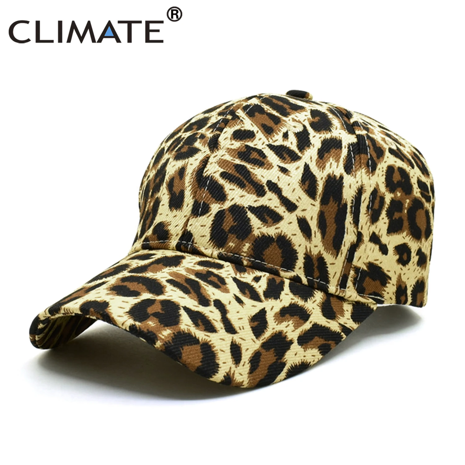 

CLIMATE Fashion Leopard Cap Hat Women Woman New Fashion Caps Leopard Print Baseball Caps Sexy Hat Cap for Woman Girls Party