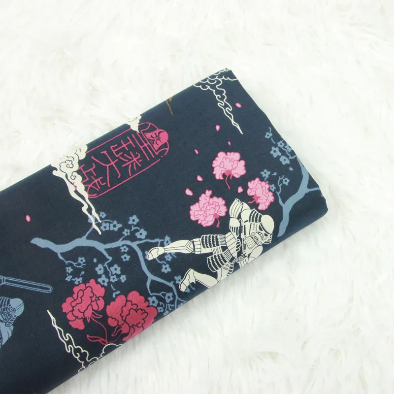 

half meter soft breeze flower print cotton poplin cloth soft close to skin handmade DIY garment dress children cloth B434
