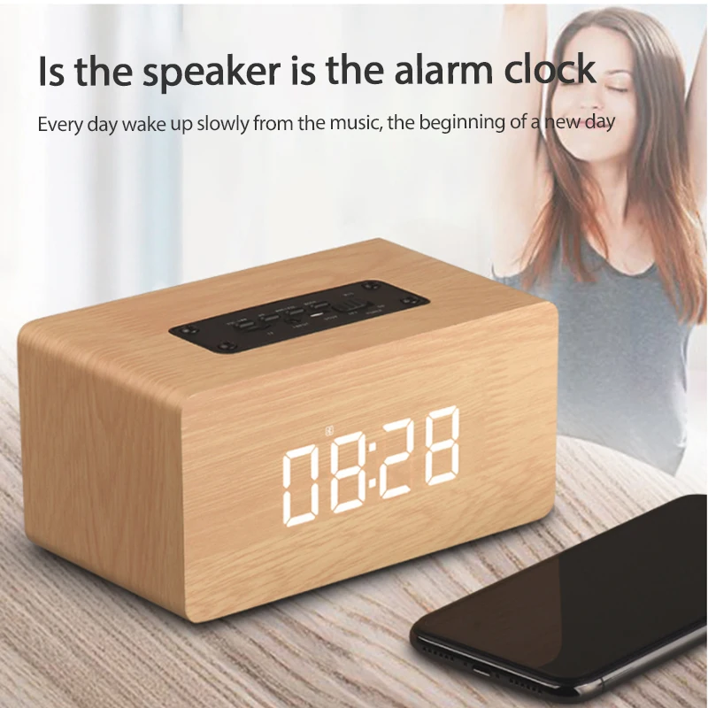 Ретро деревянный беспроводной Bluetooth 4 2 динамик HIFI двойной громкоговоритель 3D