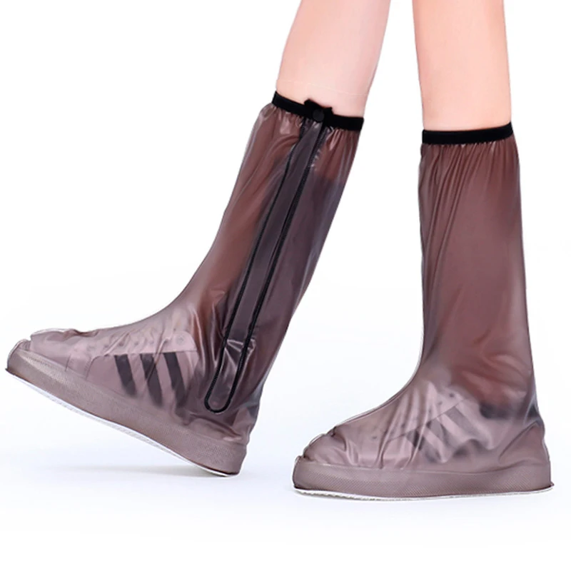 

GQIYIBBEI Retail and Wholesale High-cylinder Waterproof Non-slip Platform Rain Boots Reusable Motorcycle Cycling Bike Rain Boot