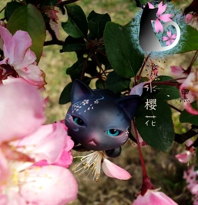1/12 Doll Accessories aod dod msd yosd sd bjd doll pet cat black kazari | Игрушки и хобби