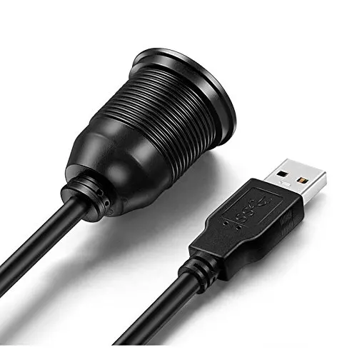 USB панельный кабель для скрытого монтажа, USB 3,0 Удлинительный кабель для скрытого монтажа, панельный монтажный кабель, для автомобиля, лодки, мотоцикла