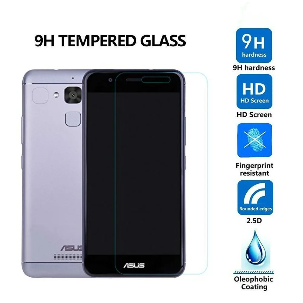 Protector de pantalla de vidrio templado Premium 9H para ASUS Zenfone 3