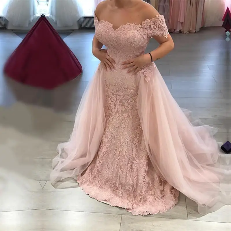 2018 Русалка Пром платья Длинные с дополнительным поезд Vestidos de fiesta платье для выпускного Аппликации Формальное вечернее платье