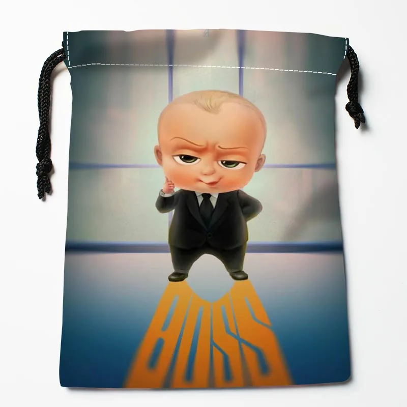 На заказ Boss Baby Drawstring сумки на заказ сумки для хранения Подарочные мешки с принтом более Размер 27x35 см компрессионные сумки