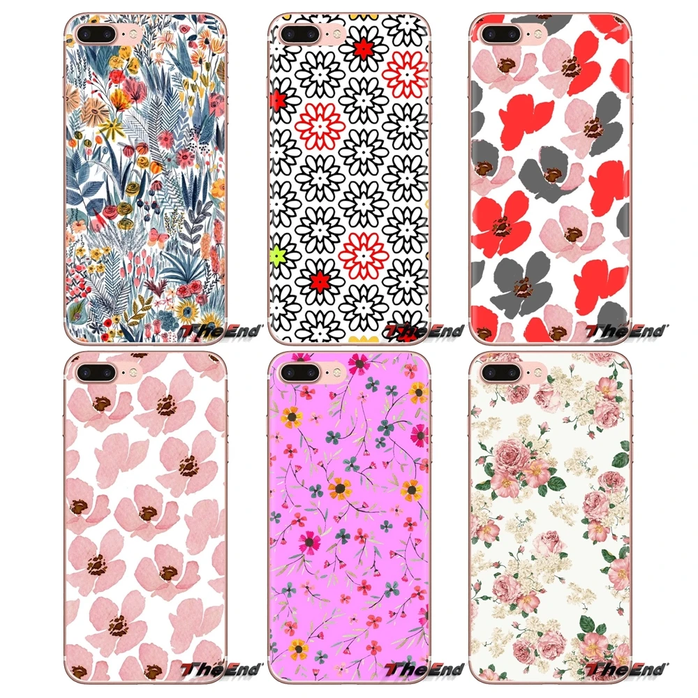 

Flower Patterned For LG G3 G4 Mini G5 G6 G7 Q6 Q7 Q8 Q9 V10 V20 V30 X Power 2 3 K10 K4 K8 2017 Transparent Soft Cases Covers