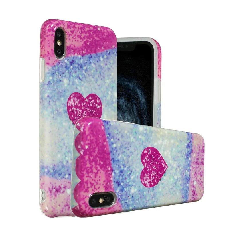 Мраморный Мягкий ТПУ IMD чехол для Iphone XS MAX XR X 8 7 6 6S для samsung Galaxy S10 Plus S10e природный гранитный камень Rock 100 шт