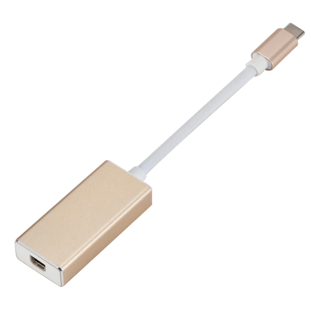 

Type C to Mini DisplayPort DP USB Adapter C 3.1 Support 4K HDTV Converter Male to Female For Macbook Projector-Type C Cable