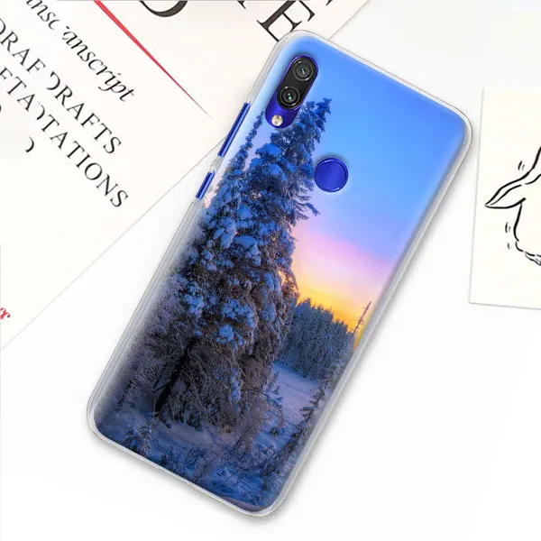 Зимний Снежный лес чехол для телефона для Xiao mi Red mi 7 5 6 Pro Note 7 Pro 5 5A 6 mi A1 A2 8 Lite 9 чехол Coque - Цвет: 10