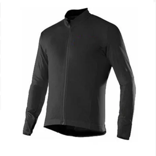 

2018 Solid color Cycling Jersey spring/autumn team Breathable long sleeve mens cycling jersey Ropa Ciclismo bicycle clothes