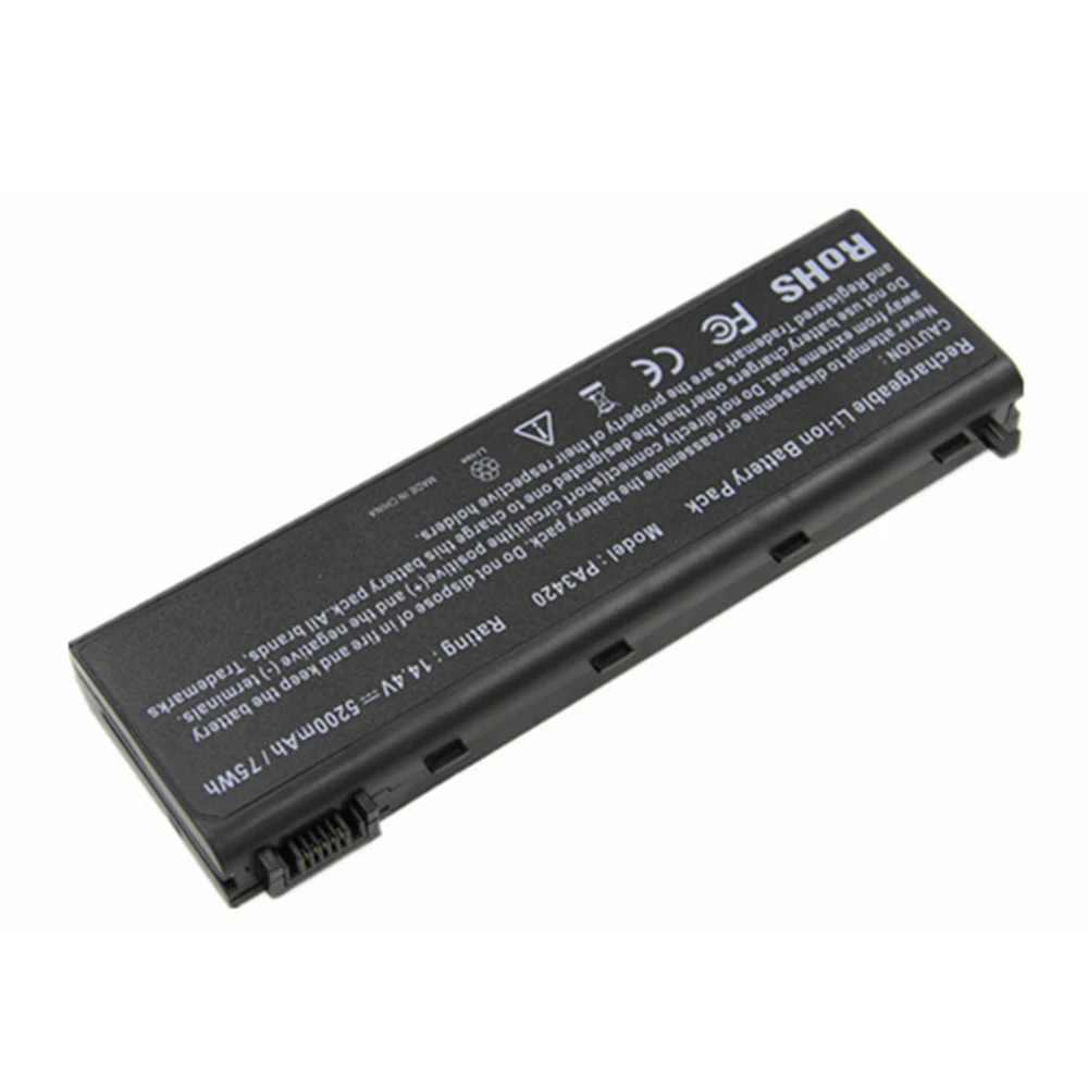 5200 мАч для батареи ноутбука Toshiba PA3420 PA3420U-1BAC PA3420U-1BAS PA3420U-1BRS PA3450U-1BRS PA3506U-1BAS PA3506U-1BRS PABAS059