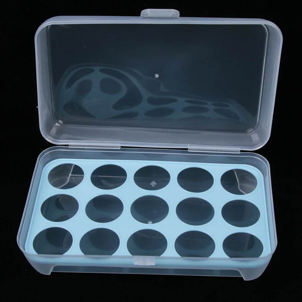 

15 cells Egg Portable Refrigerator Fresh Box Storage Container Case Wild Storage Box Multifunctional Eggs Crisper KitchenTool