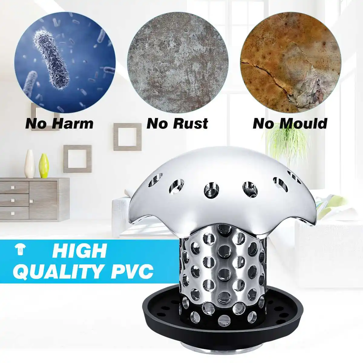

Tub Floor Shower Drain Hair Catcher Drain Stopper Protector Strainer Bath Drain Cover Gadgets Prevents Hair Clogging Sink Filter