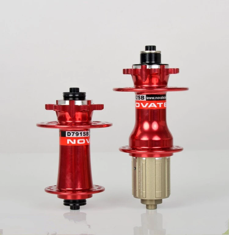 NOVATEC D791 D792 велосипедная ступица MTB 32 отверстия подшипника 12*142 мм через диск