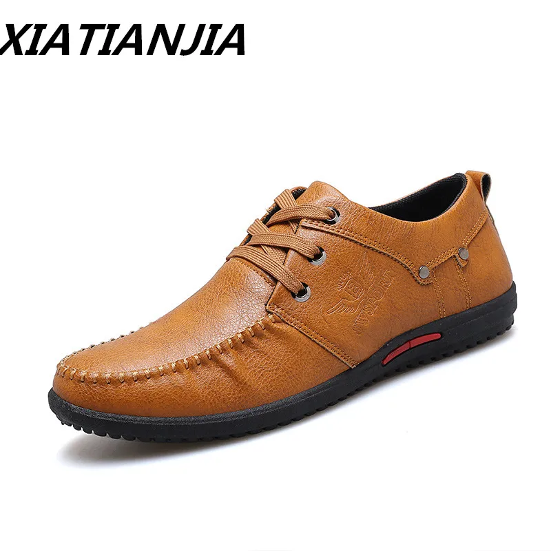 

Summer New Leather Shoes Men Casual Men's Shoes Low To Help Wild Tide Fashion Sneakers Loafers Men's Moccasins Chaussure Homme