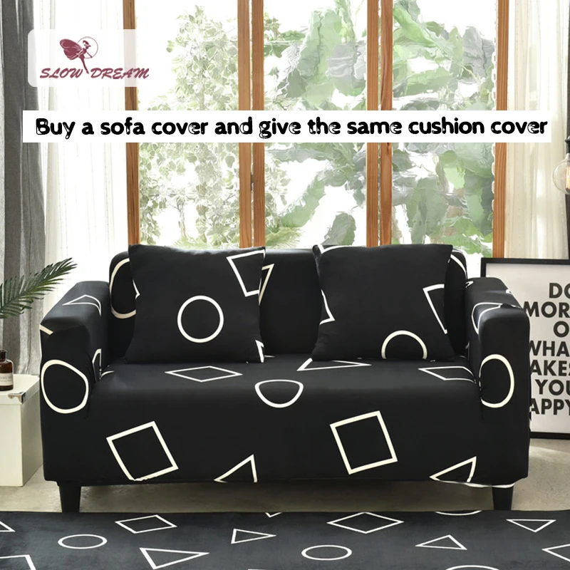 Euro Sofa Covers скандинавские чехлы для диванов Meeting гостиной современные клетчатые