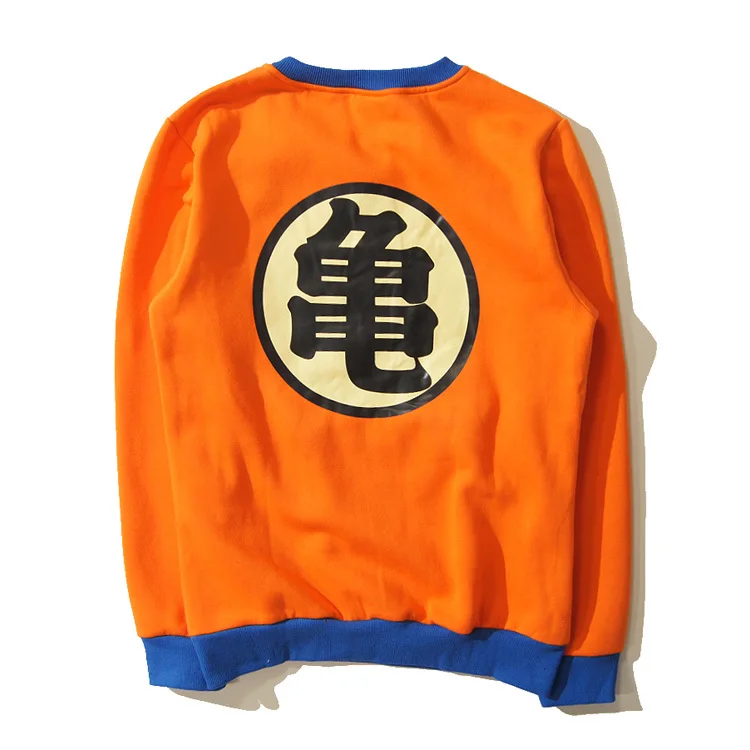 dragon ball z orange sweater