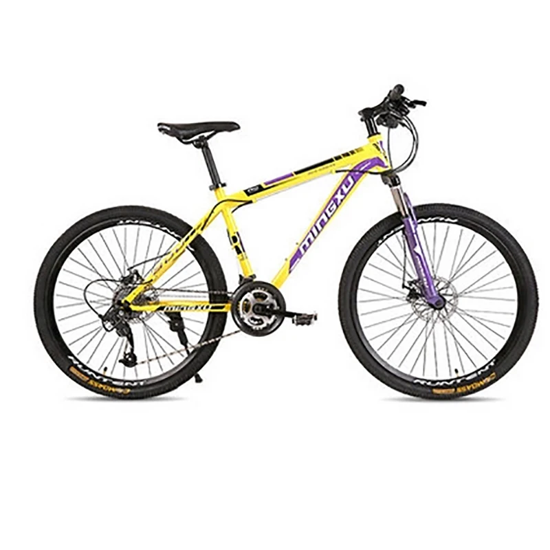 Top Drive Damping Double Pan Mountain Bike High Carbon Steel Frame 24 Speed 26 Inches. 2