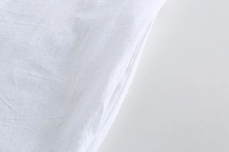 Forefair Sexy jumpsuit Shorts White Ruffles (12)