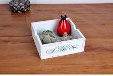 1 STÜCK 2016 Neue Zakka lebensmittelgeschäft weiß holz schutt box großhandel liefert Hauptlieferung retro alte aufbewahrungsbox J0919