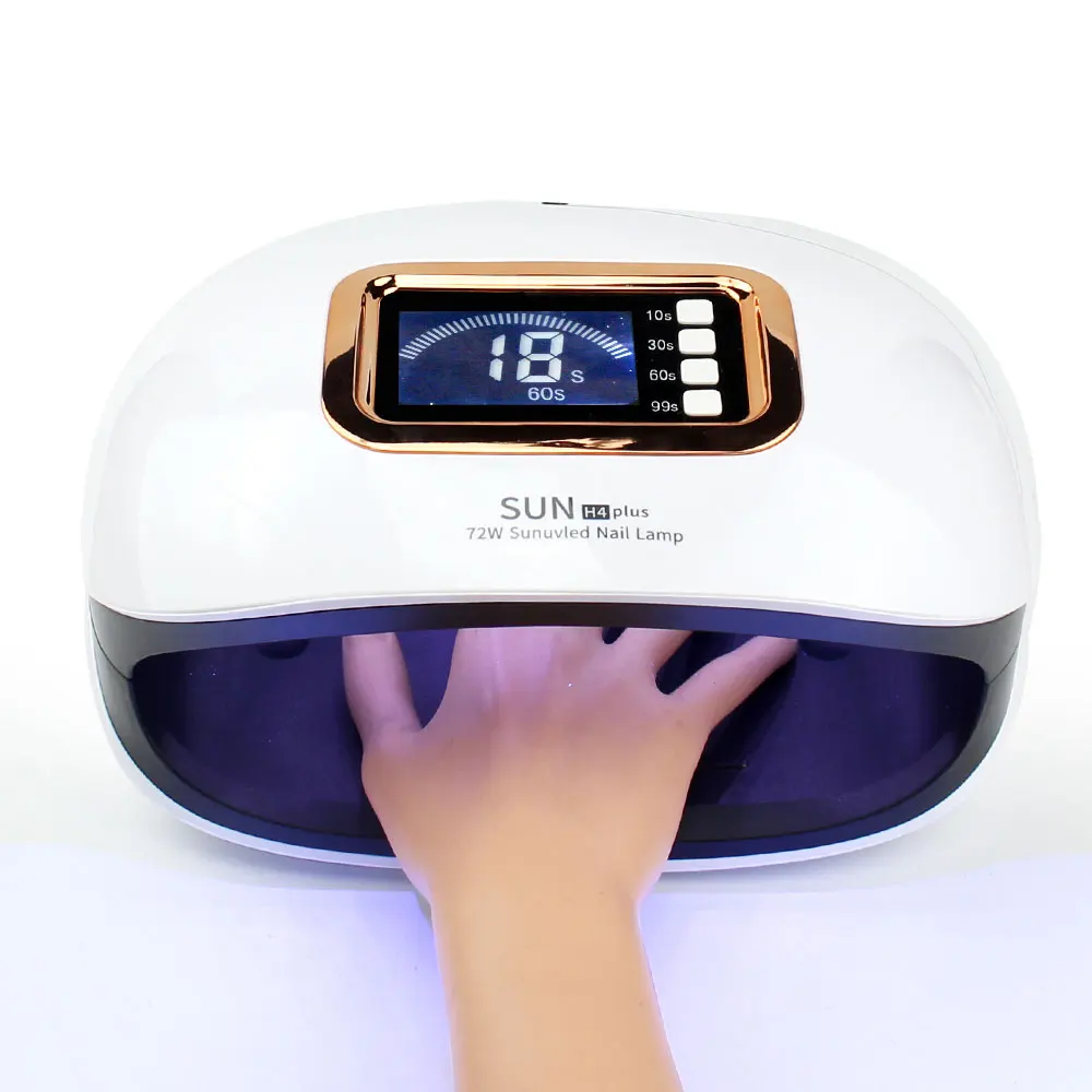 

Lamp For Nails And Gel Polish Lamp SUNH4 PLUS Automatic Sensing Fast Curing Gel Varnish Nail Phototherapy Machine With Timer