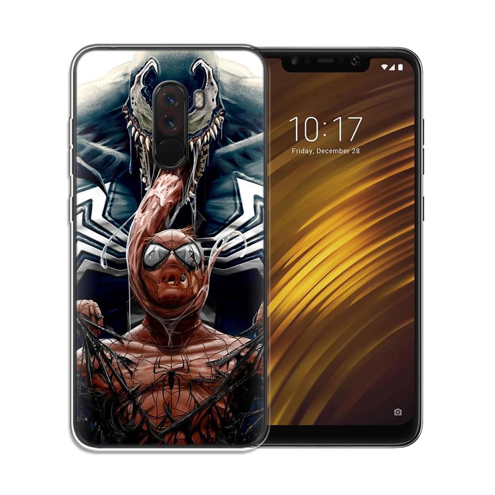 Мягкий чехол из ТПУ Для Xiaomi Pocophone F1, силиконовый чехол для Xiaomi Pocophone F1, Защитные чехлы для телефонов