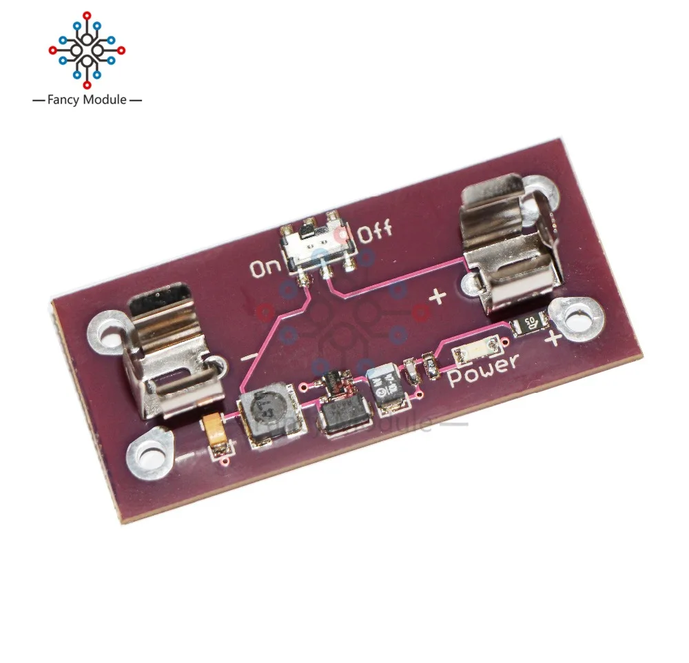 

LilyPad Power Supply Module AAA Battery Step up to 5V Converter for Arduino