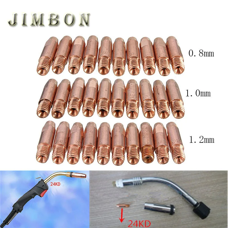 Сварофонарь MB 24KD M6 MIG/MAG контактный наконечник газовая насадка 0 8/1 0/1 2 мм * 27 10