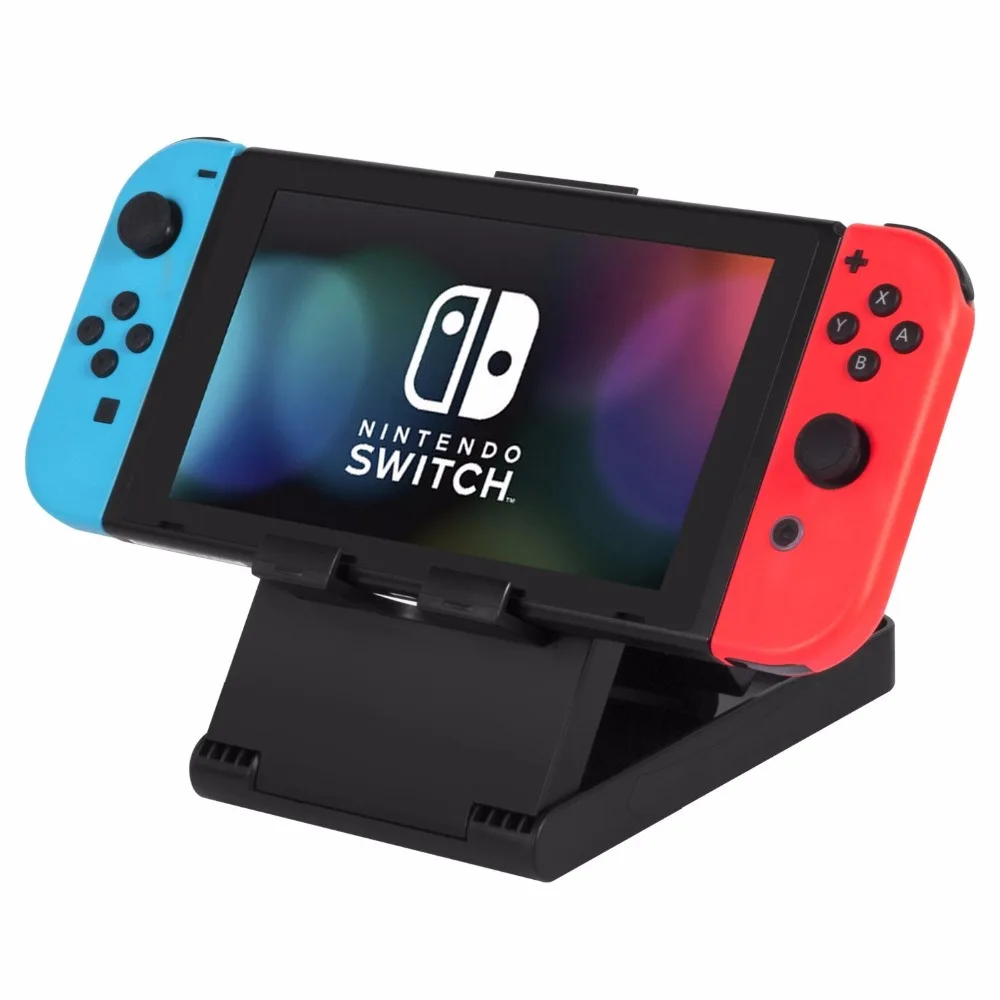 

Foldable Compact Playstand for Nintend Switch NS Console Multi-angle Adjustable Stand Holder Dock Game Console Controller