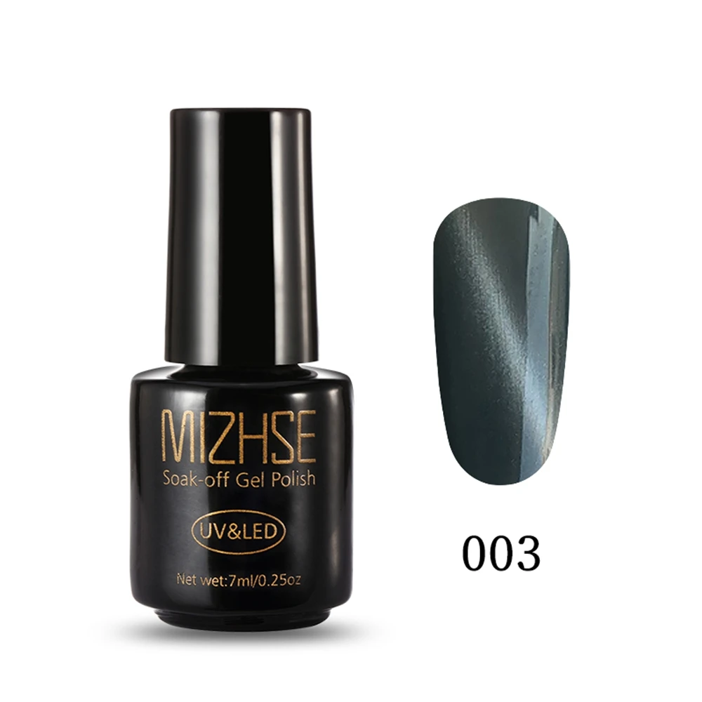 MIZHSE 4D Гель-лак для ногтей кошачий глаз с 12 стильными магнитными палочками впитываемый УФ-гель-Лаки 5D эффект магнитный лак нужен праймер - Цвет: HSMY003