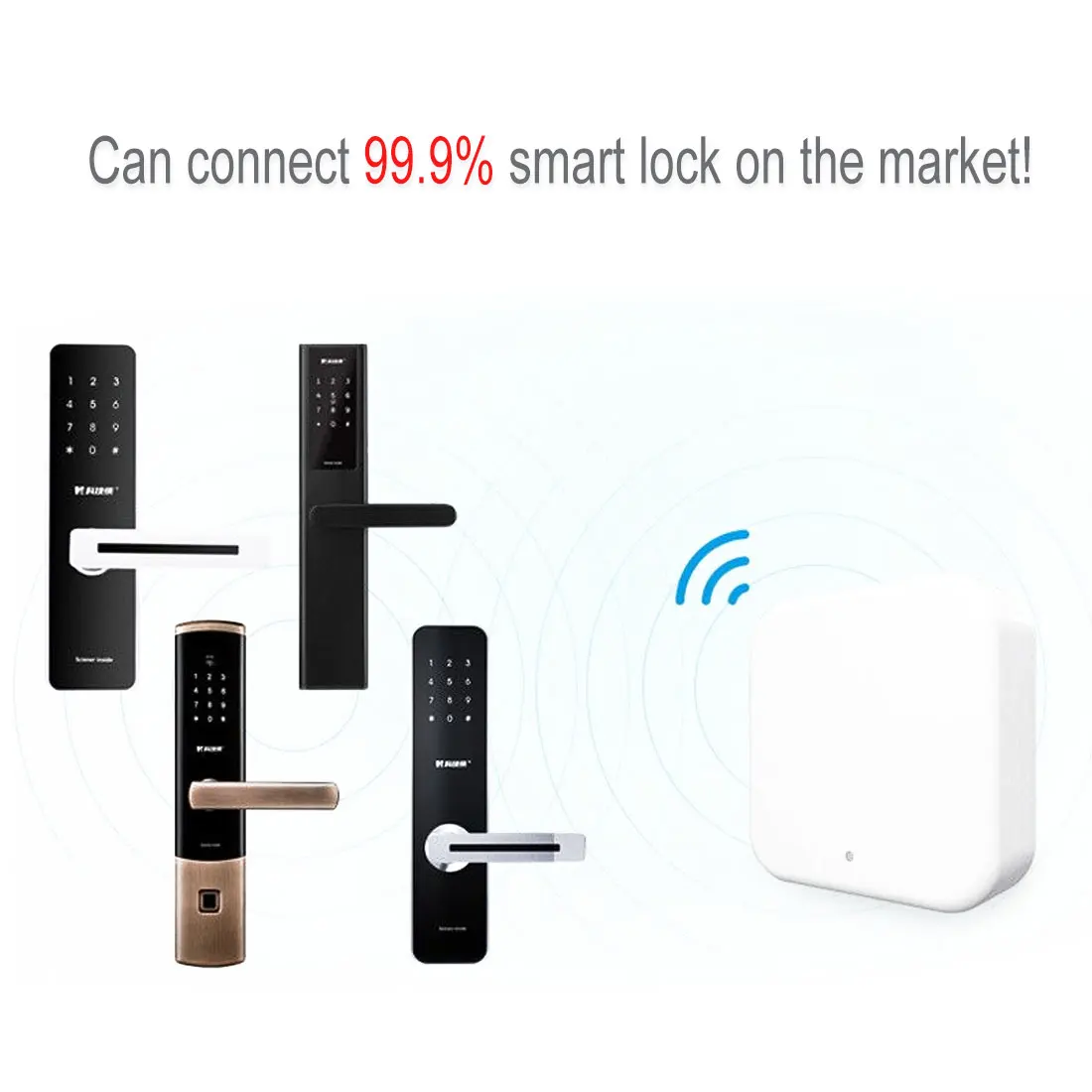 

G2 TT Lock App Bluetooth Smart Electronic Door Lock wifi Adapter Smartphone APP remote control Bluetooth smart box