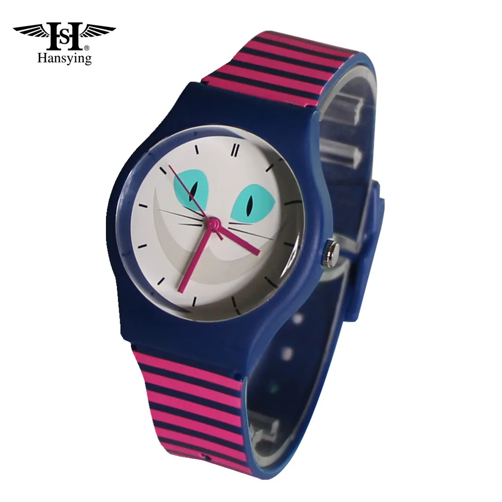 

Hansying Cartoon MiNi Cat Design Boy Girls Kids and Student Women Wrist Waterproof Quartz Watch