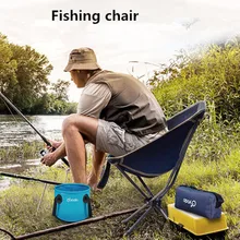Портативный складной стул Луны с наружным Пеший Туризм путешествие стул рыбалка стул для отдыха на открытом воздухе кресло для пикника, пляжа, мебель для отдыха