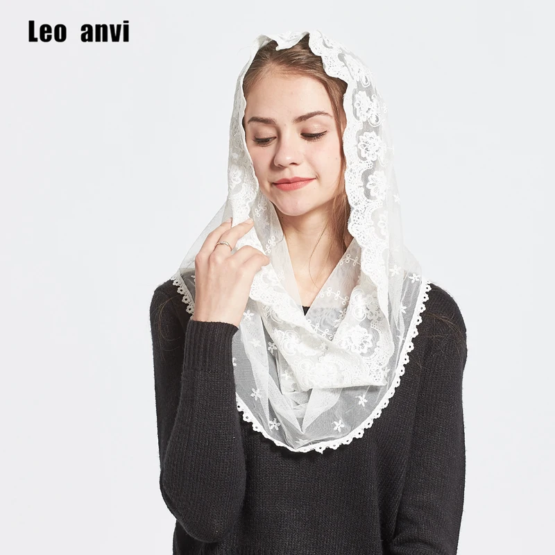 Модная Кружевная повязка на голову Leo anvi платок Женская бандана бесконечность