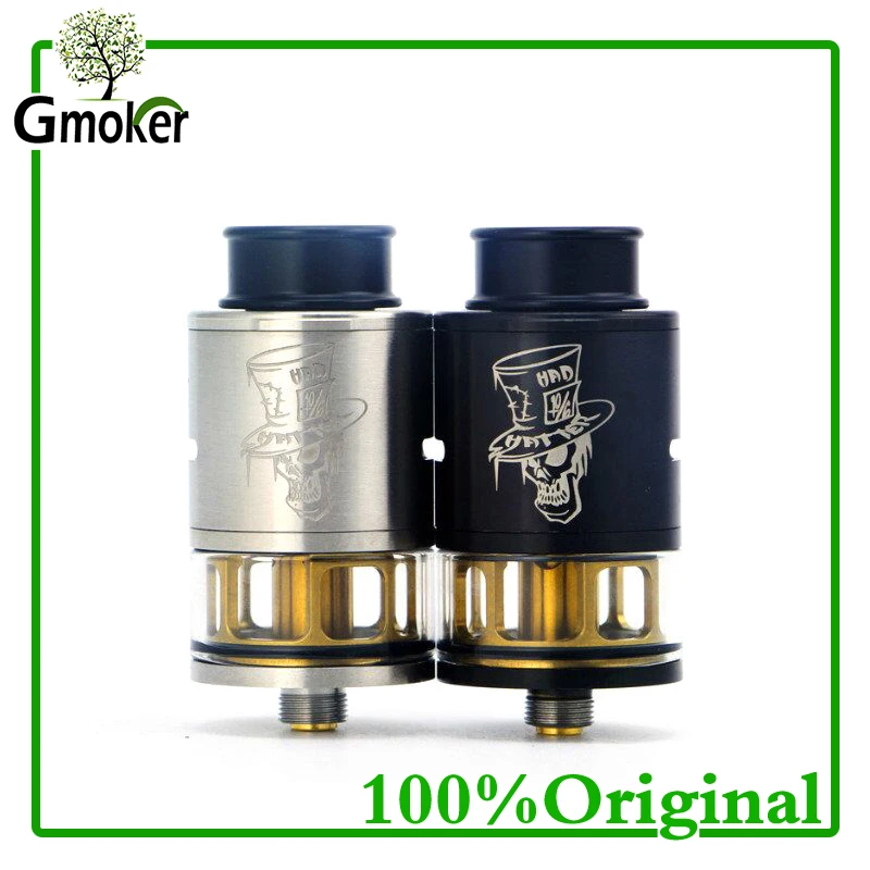 

Original Advken Mad Hatter RDTA rebuildable tank atomizer 24mm for vape Electronic cigarette kit