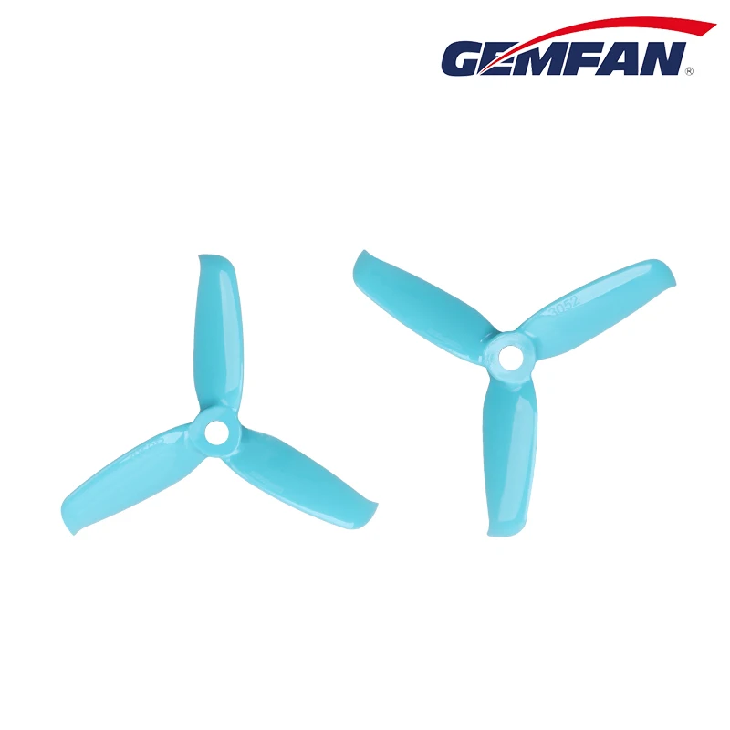 4 шт./2 пары Gemfan 3-дюймовый 3052 3 Bades tri-blade пропеллер совместимый 1306/1806 мотор для FPV мини 130 мм Квадрокоптер Рамка комплект