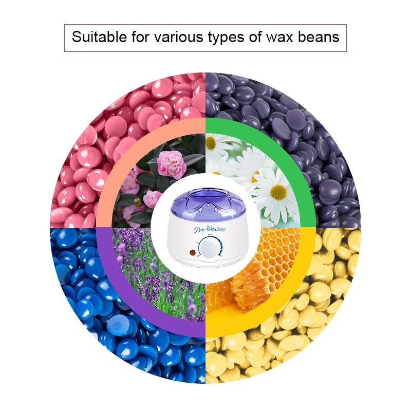 200cc мини-нагреватель для воска машина электрическая эпиляция воск-расплав нагреватель для 100g/50 gWax Beans